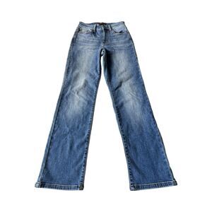 Judy Blue Straight Fit Jeans‎ Women's 1/25 Blue Stretch Faded Denim